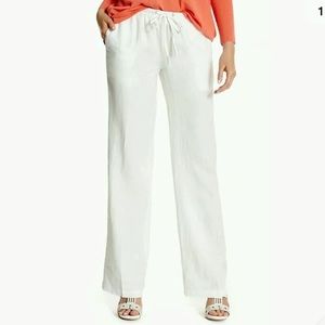 New Guess Marciano Trista Linen palazzo pants M